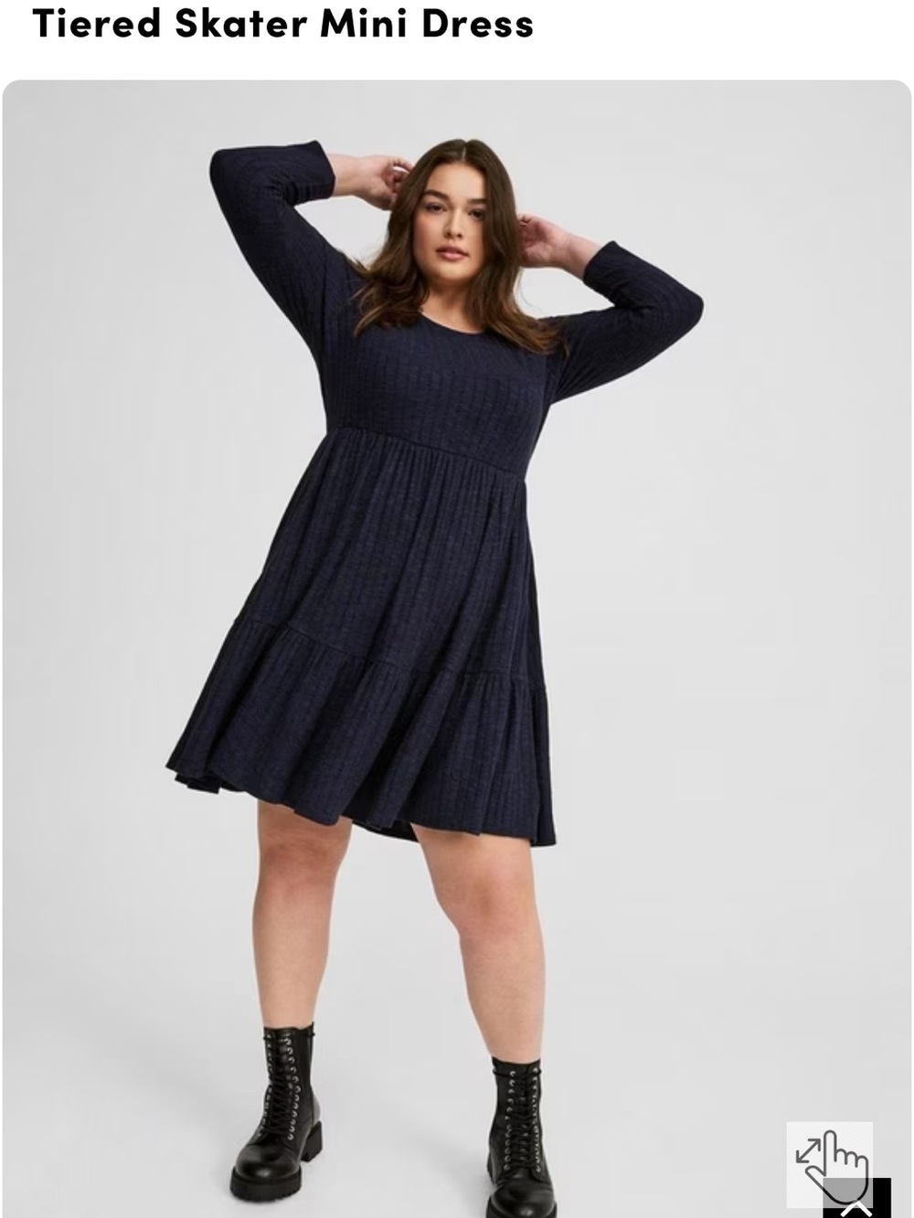 Tiered Skater Mini Dress